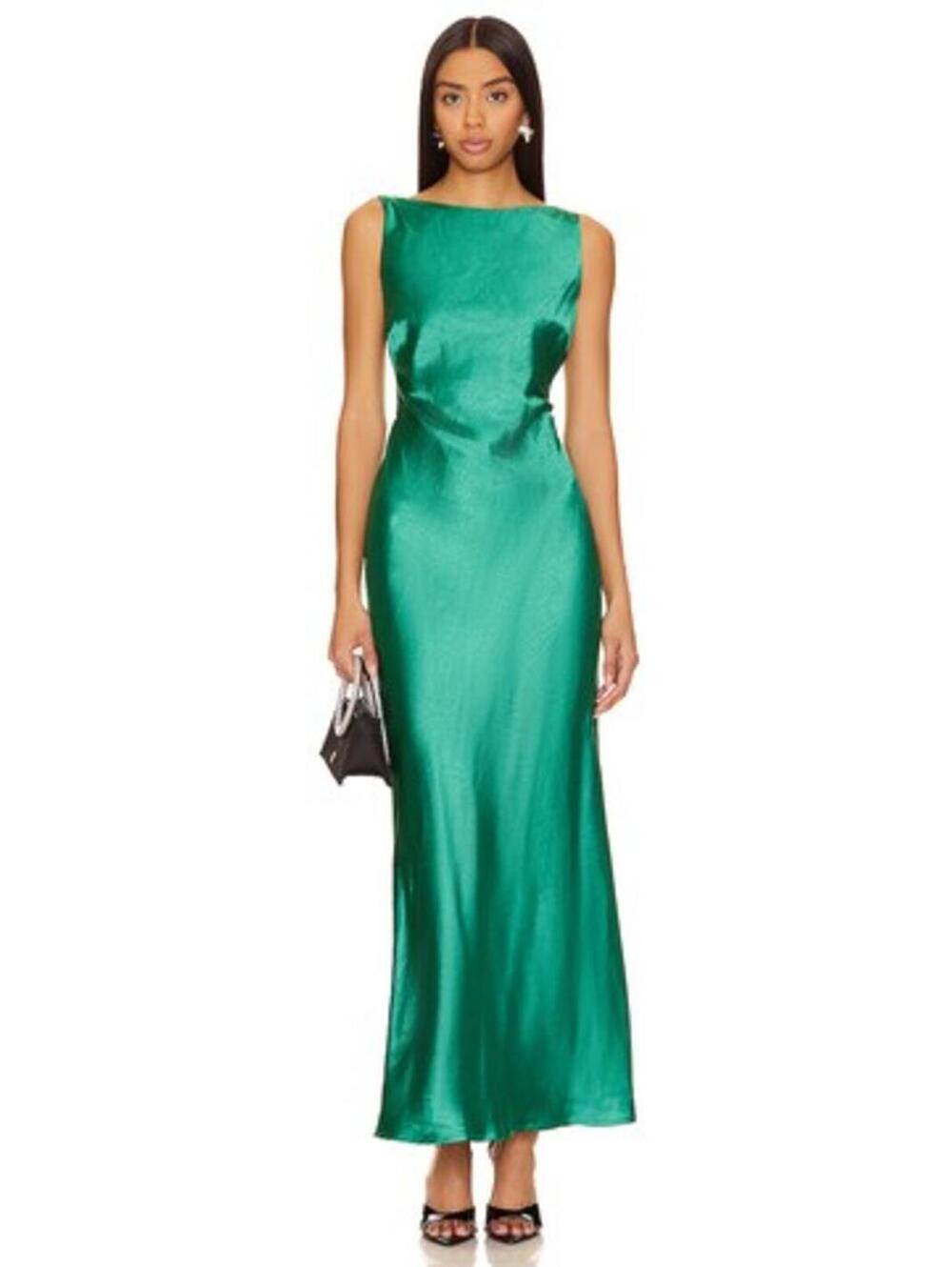 Runaway The Label Samsara Maxi Dress in Emerald